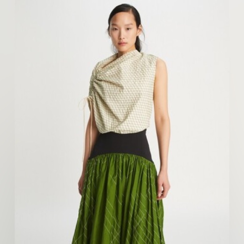 Tory Burch diamond topstitch dress - Picture 4 of 6